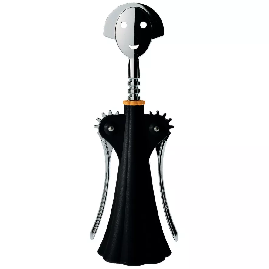 Alessi Anna Kurkentrekker Zwart 3 Alessi Anna Kurkentrekker Zwart