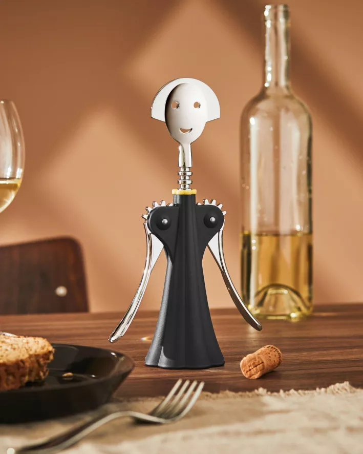 Alessi Anna Kurkentrekker Zwart 10 Alessi Anna Kurkentrekker Zwart - Afbeelding 8