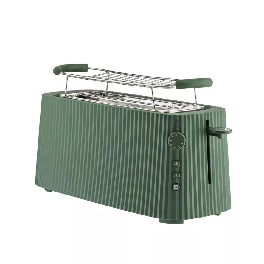 Alessi Plissé Broodrooster Lang Groen 3 Alessi Plissé Broodrooster Lang Groen