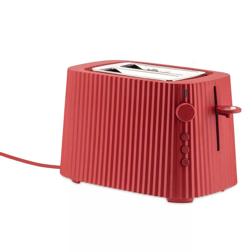 Alessi Plissé Broodrooster Rood 5 Alessi Plissé Broodrooster Rood - Afbeelding 3