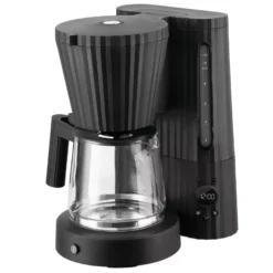Alessi Plissé Koffiezetapparaat Zwart