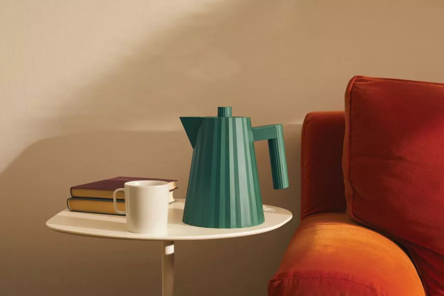 Alessi Plissé Waterkoker 1L Groen 12 Alessi Plissé Waterkoker 1L Groen - Afbeelding 10