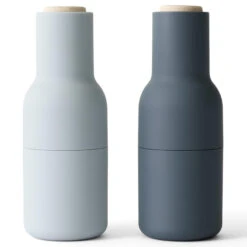 Audo Copenhagen Bottle Grinder Peper- En Zoutmolen Blues Beuken