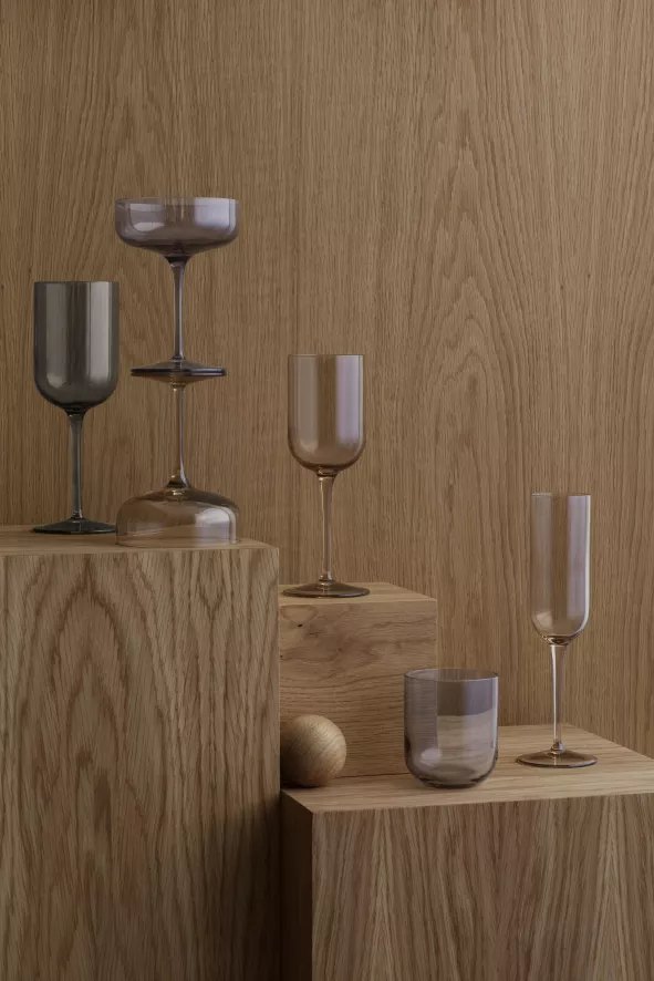 Blomus Belo Glazen Set Van 4 280ml Smoke 11 Blomus Belo Glazen Set Van 4 280ml Smoke - Afbeelding 9