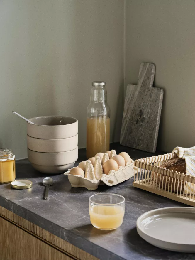 Broste Copenhagen Adam Snijplank 17x30 White Marble 6 Broste Copenhagen Adam Snijplank 17x30 White Marble - Afbeelding 4