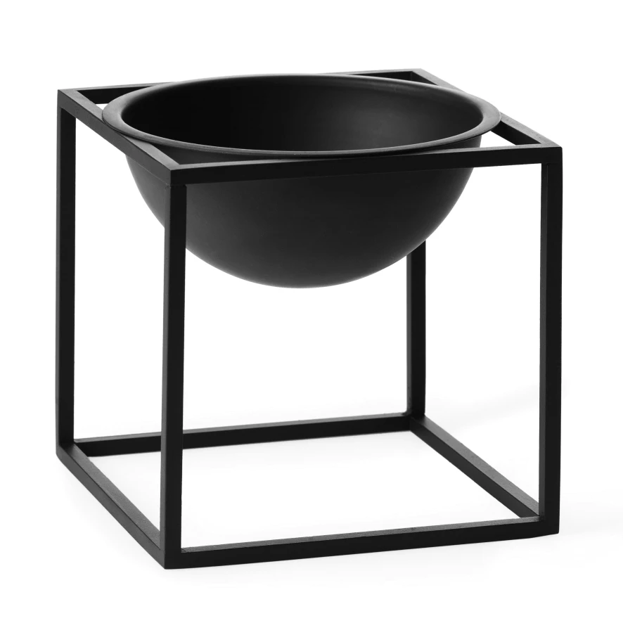 Audo Copenhagen Kubus Bowl Schaal Small Ø14 Zwart 3 Audo Copenhagen Kubus Bowl Schaal Small Ø14 Zwart