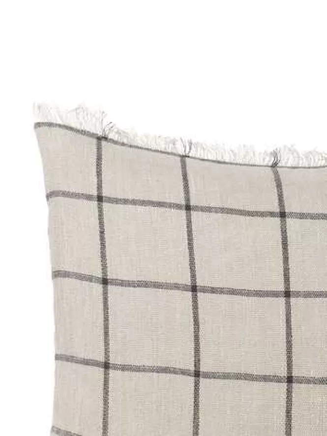 Ferm Living Calm Kussen 48x48 Camel/Black 11 Ferm Living Calm Kussen 48x48 Camel/Black - Afbeelding 9