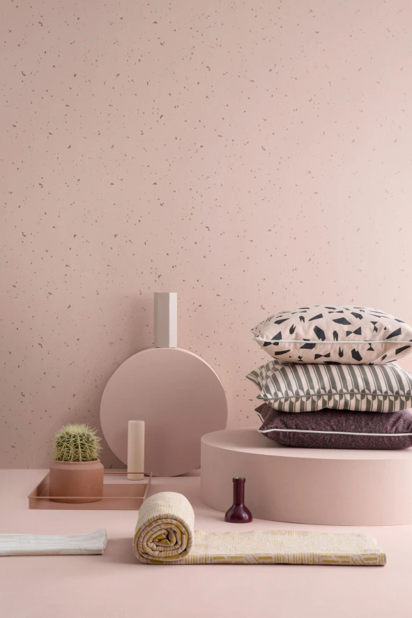Ferm Living Confetti Behang Grey 4 Ferm Living Confetti Behang Grey - Afbeelding 2