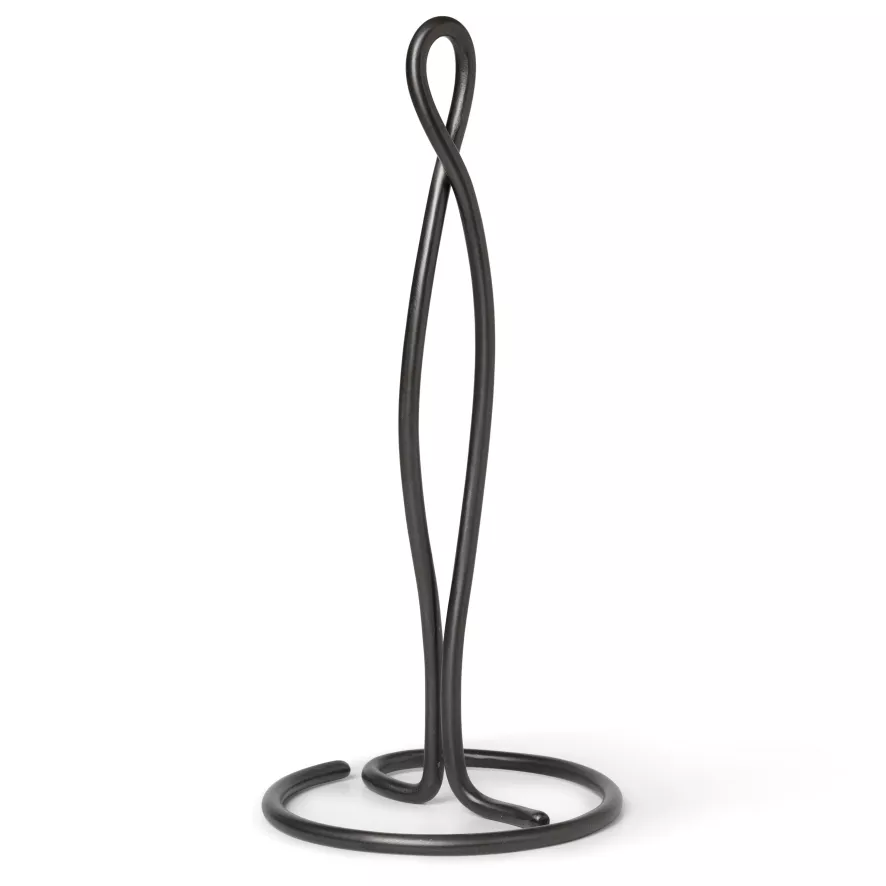 Ferm Living Curvature Keukenrolhouder Zwart/messing 3 Ferm Living Curvature Keukenrolhouder Zwart/messing