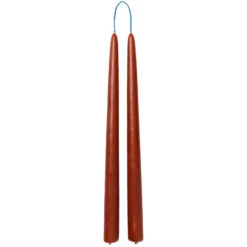 Ferm Living Dipped Kaars Set Van 8 Rust