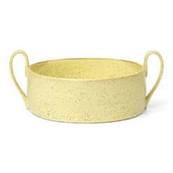 Ferm Living Flow Centerpiece Schaal Yellow Speckle
