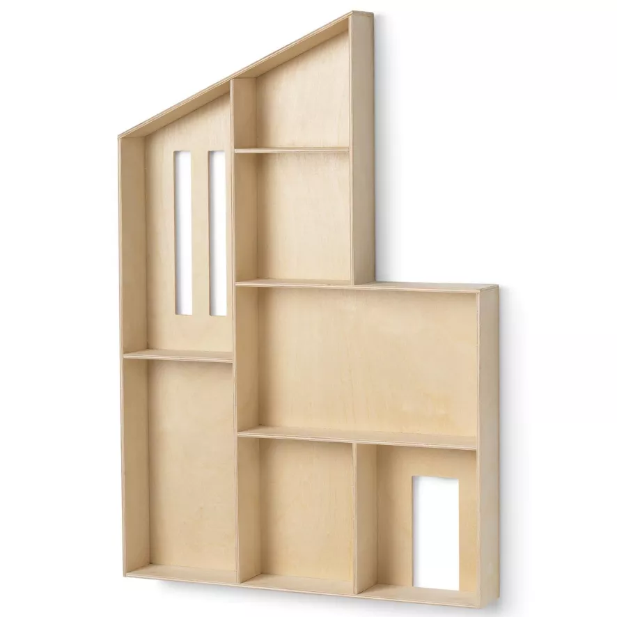 Ferm Living Funkis Poppenuis Wandplank 3 Ferm Living Funkis Poppenuis Wandplank