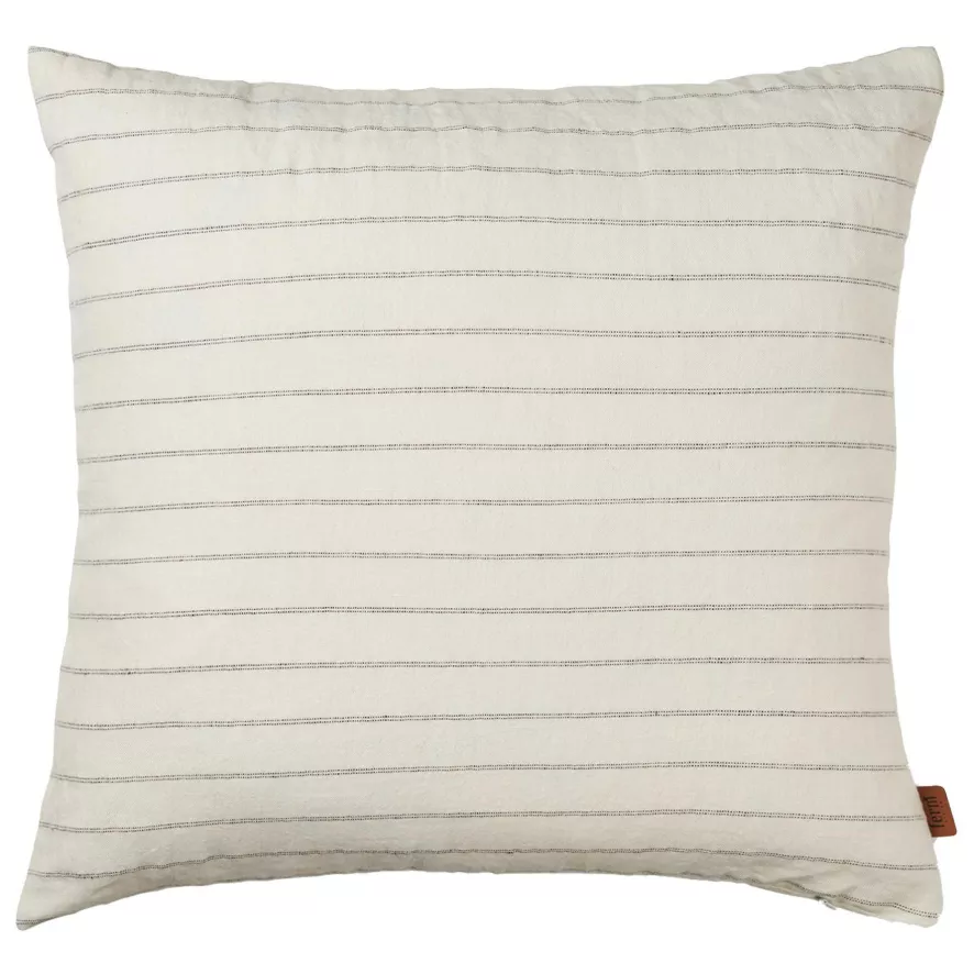 Ferm Living Grand Kussen 50x50 Off-white/chocolate 3 Ferm Living Grand Kussen 50x50 Off-white/chocolate