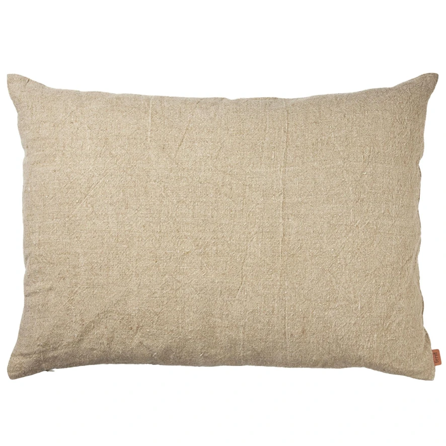 Ferm Living Heavy Linen Kussen 80x60 Lilac 3 Ferm Living Heavy Linen Kussen 80x60 Lilac - Afbeelding 2
