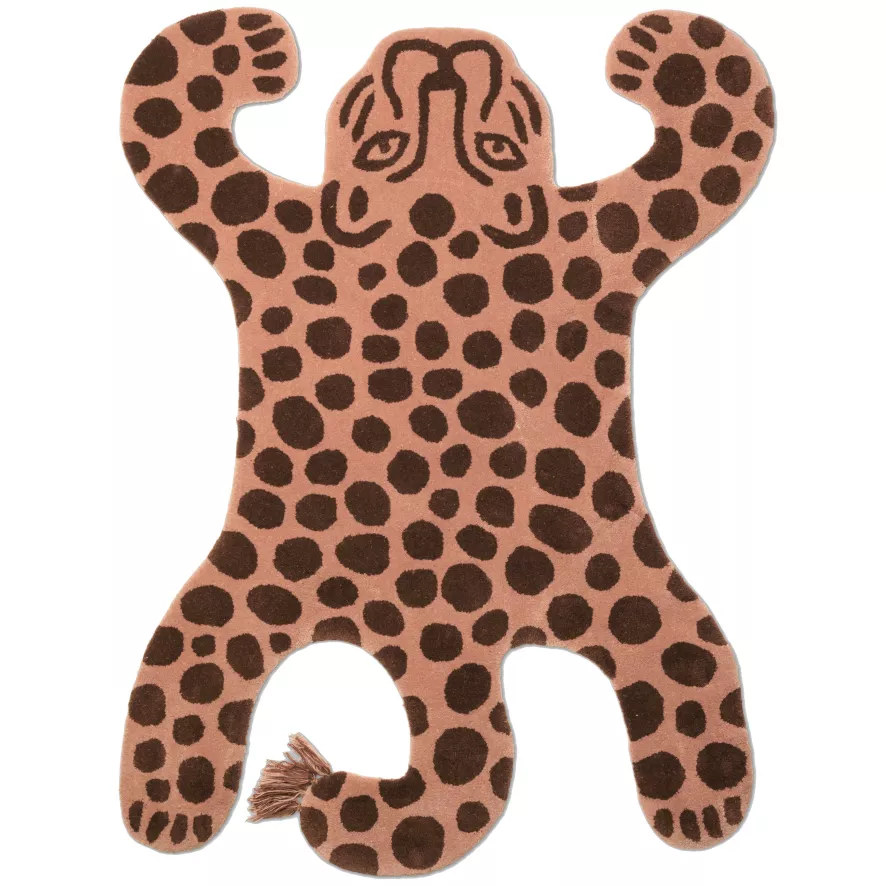 Ferm Living Safari Leopard Vloerkleed 3 Ferm Living Safari Leopard Vloerkleed