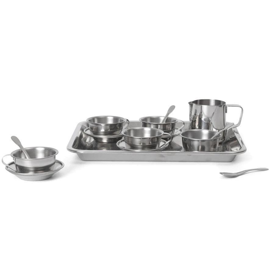 Ferm Living Toro Servies Speelgoed Roestvrijstaal 5 Ferm Living Toro Servies Speelgoed Roestvrijstaal - Afbeelding 3