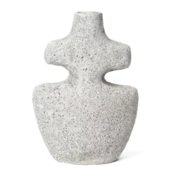 Ferm Living Yara Kandelaar M Grey Pumice