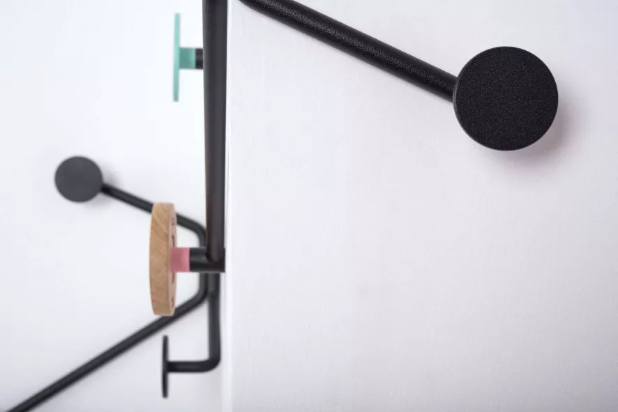 Gazzda Hook Kapstok Binnenhoek Roze 6 Gazzda Hook Kapstok Binnenhoek Roze - Afbeelding 4