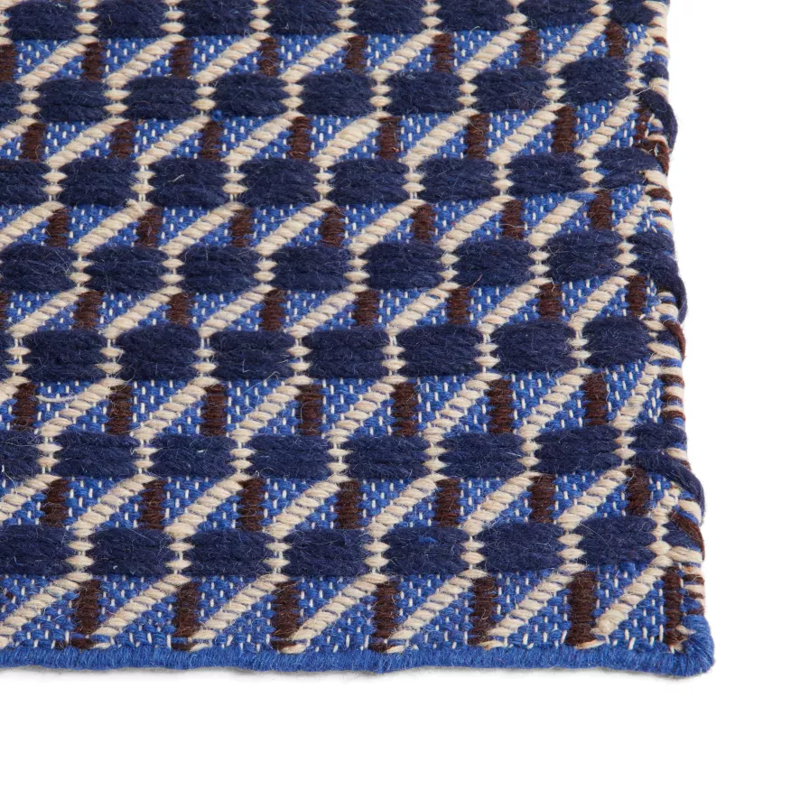 Hay Channel Vloerkleed 170x240 Blauw/wit 3 Hay Channel Vloerkleed 170x240 Blauw/wit