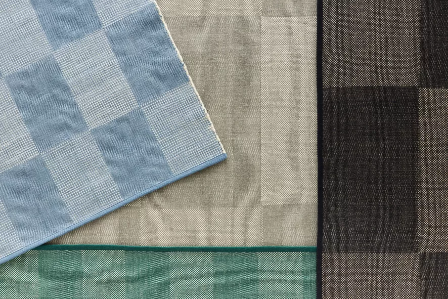 Hay Check Vloerkleed 140x200 Groen 7 Hay Check Vloerkleed 140x200 Groen - Afbeelding 5