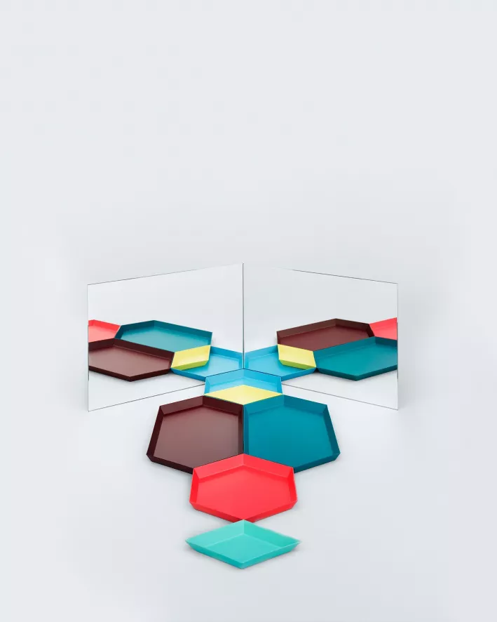 Hay Kaleido Dienblad X-large Grey 11 Hay Kaleido Dienblad X-large Grey - Afbeelding 9