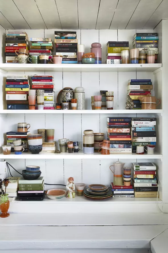 HKliving 70's Ceramic Americano Mok Kopjes Set Van 4 Galileo 12 HKliving 70's Ceramic Americano Mok Kopjes Set Van 4 Galileo - Afbeelding 10