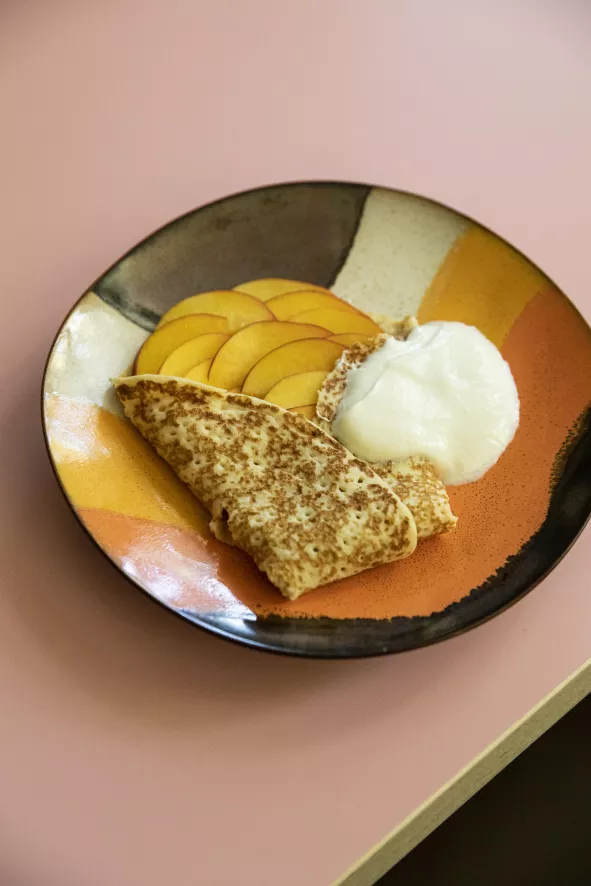 HKliving 70's Ceramic Ontbijtbord Set Van 2 Ø22 Autumn 8 HKliving 70's Ceramic Ontbijtbord Set Van 2 Ø22 Autumn - Afbeelding 6