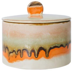 HKliving 70's Ceramic Koektrommel Voorraadpot Cookie Jar Burst