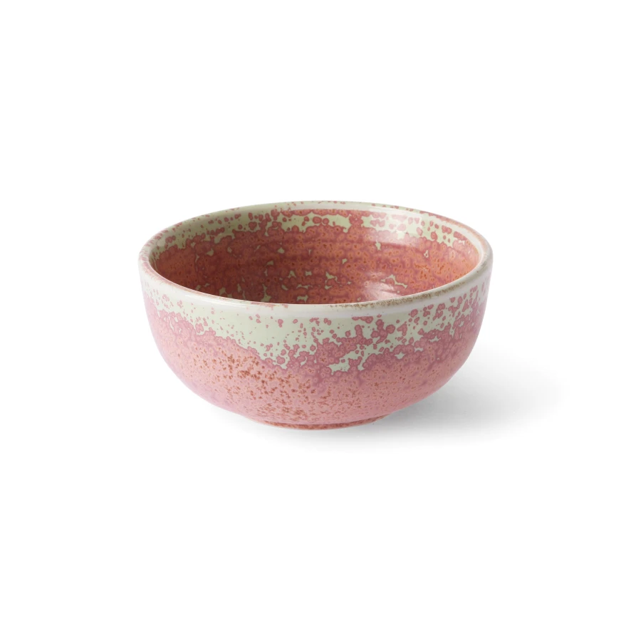 HKliving Chef Ceramic Dessert Kom Ø11.2 Rustic Pink 7 HKliving Chef Ceramic Dessert Kom Ø11.2 Rustic Pink - Afbeelding 5