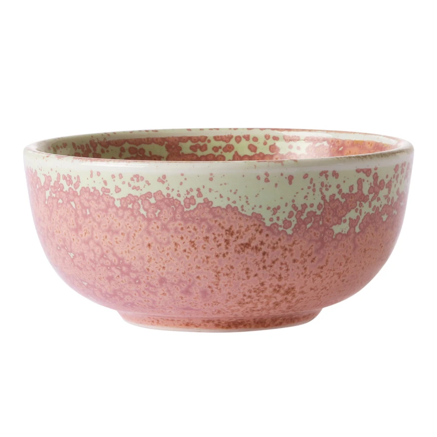 HKliving Chef Ceramic Dessert Kom Ø11.2 Rustic Pink 3 HKliving Chef Ceramic Dessert Kom Ø11.2 Rustic Pink