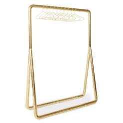 HKliving Chubby Kledingrek Incl Hangers Messing