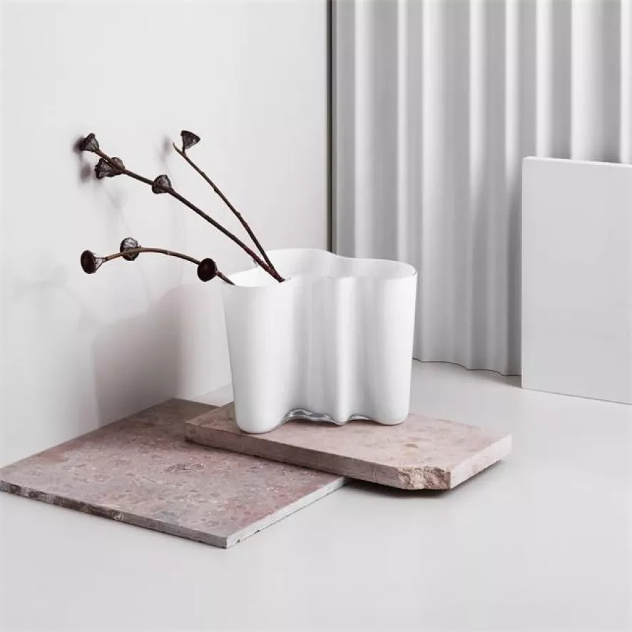 Iittala Alvar Aalto Vaas 12cm Wit 4 Iittala Alvar Aalto Vaas 12cm Wit - Afbeelding 2