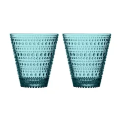 Iittala Kastehelmi Glazen 30cl Set Van 2 Zeeblauw