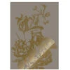 KEK Amsterdam Engraved Flowers 6 Gold Metallic Behang 4 Banen