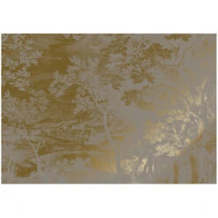 KEK Amsterdam Engraved Landscapes 15 Gold Metallic Behang 8 Banen