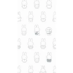 KEK Amsterdam Nijntje Various Behang Grijs