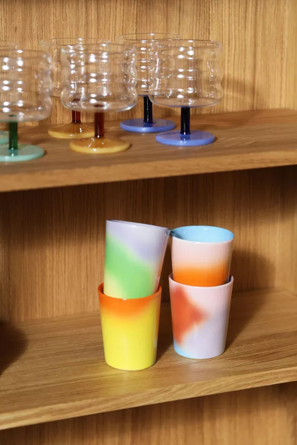 & Klevering &klevering Hue Mok Medium Set Van 4 4 & Klevering &klevering Hue Mok Medium Set Van 4 - Afbeelding 2