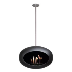 Le Feu Sky Haard Bio Ethanol 140 Cm Black Steel Pole