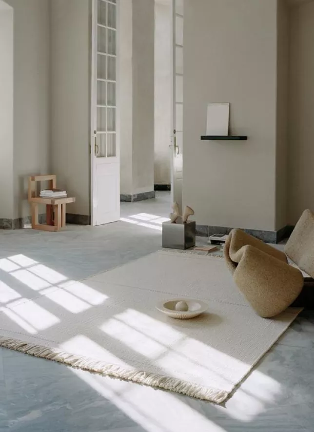 Linie Design Awakened Mind Vloerkleed 140x200 Wit 6 Linie Design Awakened Mind Vloerkleed 140x200 Wit - Afbeelding 4