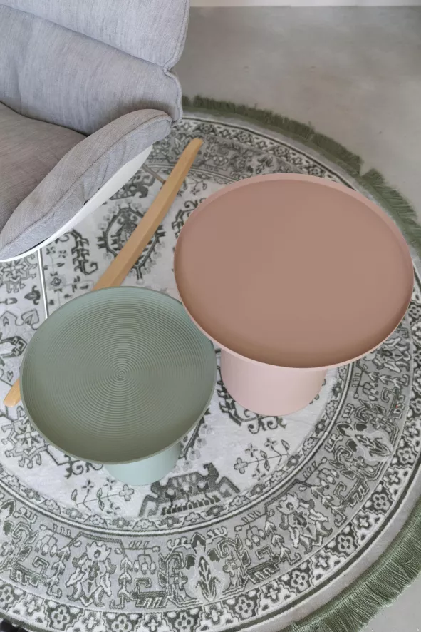 Livingstone Design Jass Vloerkleed Rond 160 Green Grey 22 Livingstone Design Jass Vloerkleed Rond 160 Green Grey - Afbeelding 20