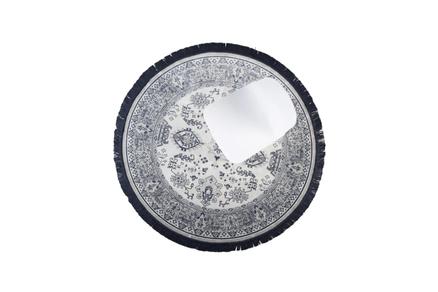 Livingstone Design Jass Vloerkleed Rond 160 Green Grey 6 Livingstone Design Jass Vloerkleed Rond 160 Green Grey - Afbeelding 4