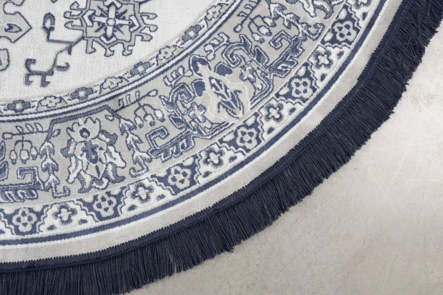 Livingstone Design Jass Vloerkleed Rond 160 Green Grey 11 Livingstone Design Jass Vloerkleed Rond 160 Green Grey - Afbeelding 9