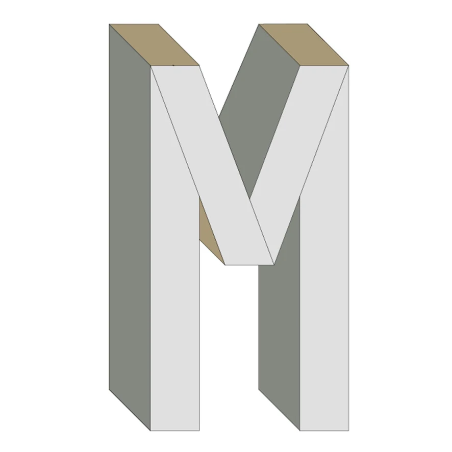 Mogg Letteronza Spiegel Large R 11 Mogg Letteronza Spiegel Large R - Afbeelding 9