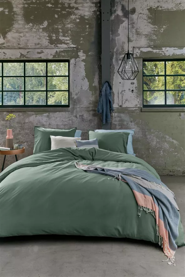 Beddinghouse Organic Basic Dekbedovertrek 200x200/220 + 60x70 Zand 12 Beddinghouse Organic Basic Dekbedovertrek 200x200/220 + 60x70 Zand - Afbeelding 10