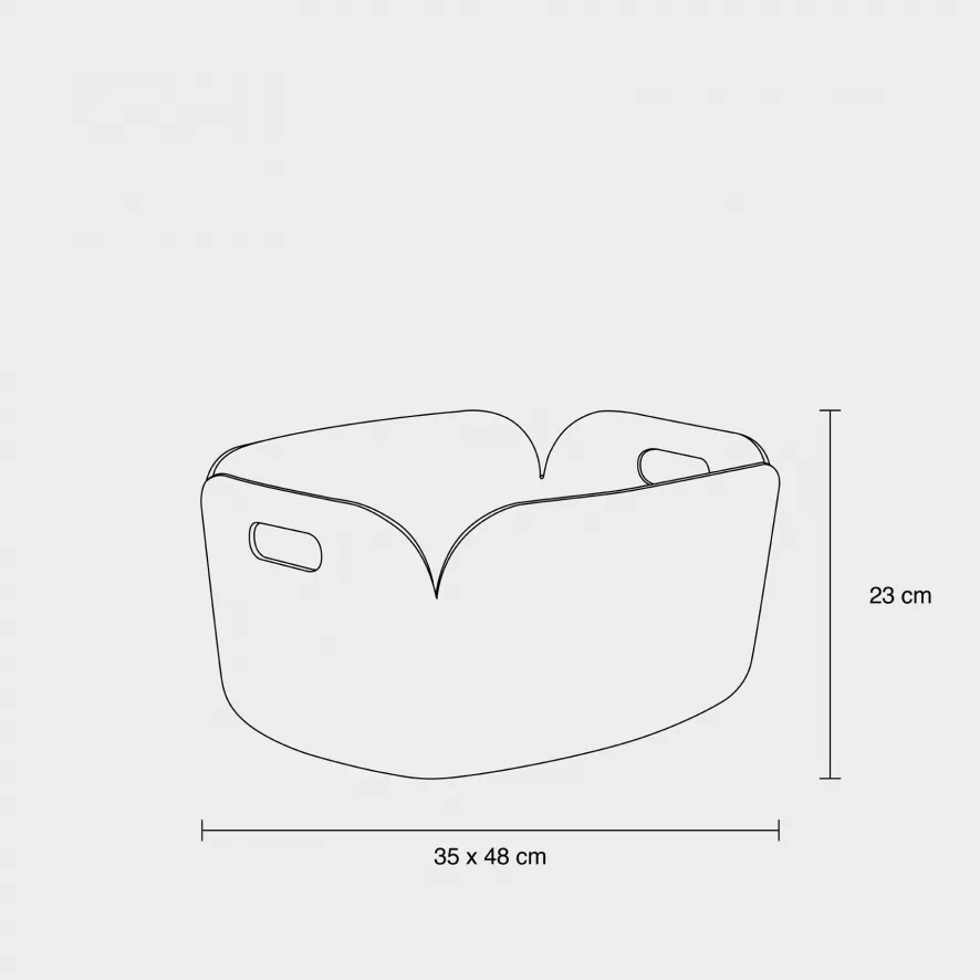 Muuto Restore Opbergmand Burnt Orange 4 Muuto Restore Opbergmand Burnt Orange - Afbeelding 2