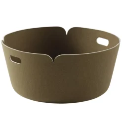 Muuto Restore Round Opbergmand Bruin Groen