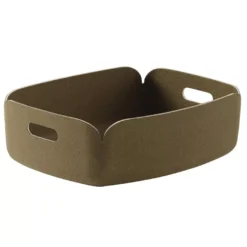 Muuto Restore Tray Opbergmand Bruin Groen