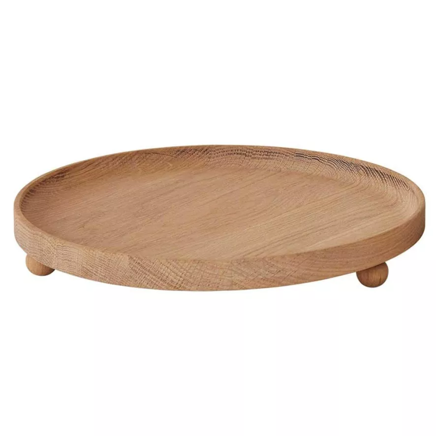 OYOY Inka Dienblad Ø30 Licht Eiken 3 OYOY Inka Dienblad Ø30 Licht Eiken