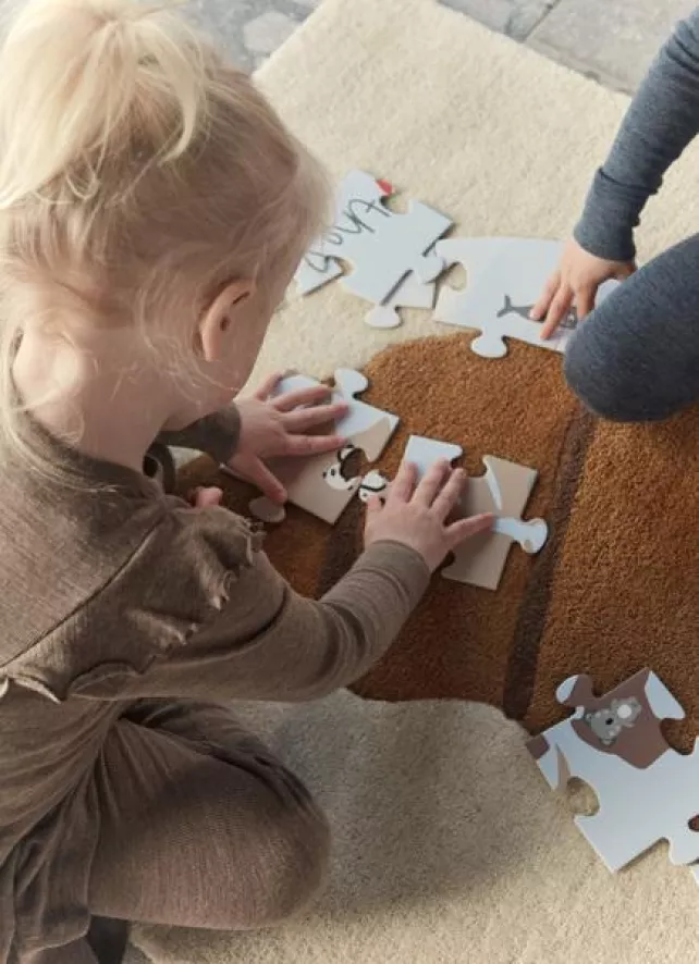 OYOY The World Puzzel Speelgoed Ø60 4 OYOY The World Puzzel Speelgoed Ø60 - Afbeelding 2