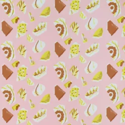 Petite Friture Mosaique By Les Crafties Behang Roze